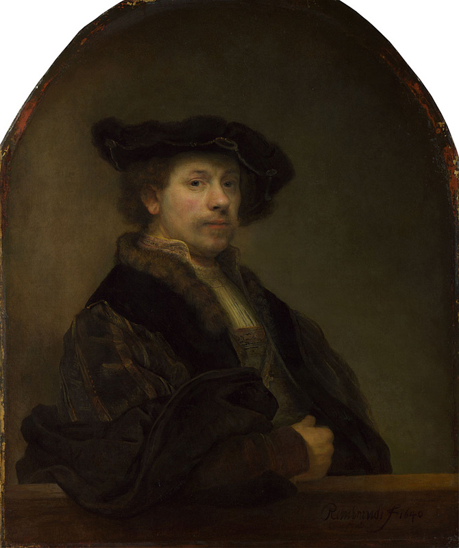 Рембрандт Харменс ван Рейн. Автопортрет в возрасте 34 лет