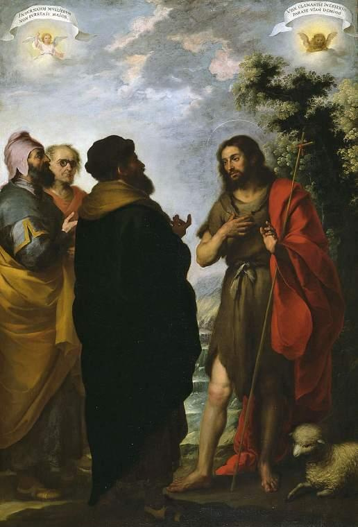 Бартоломе Эстебан Мурильо. Святой Иоанн Креститель с посланниками книжников и фарисеев