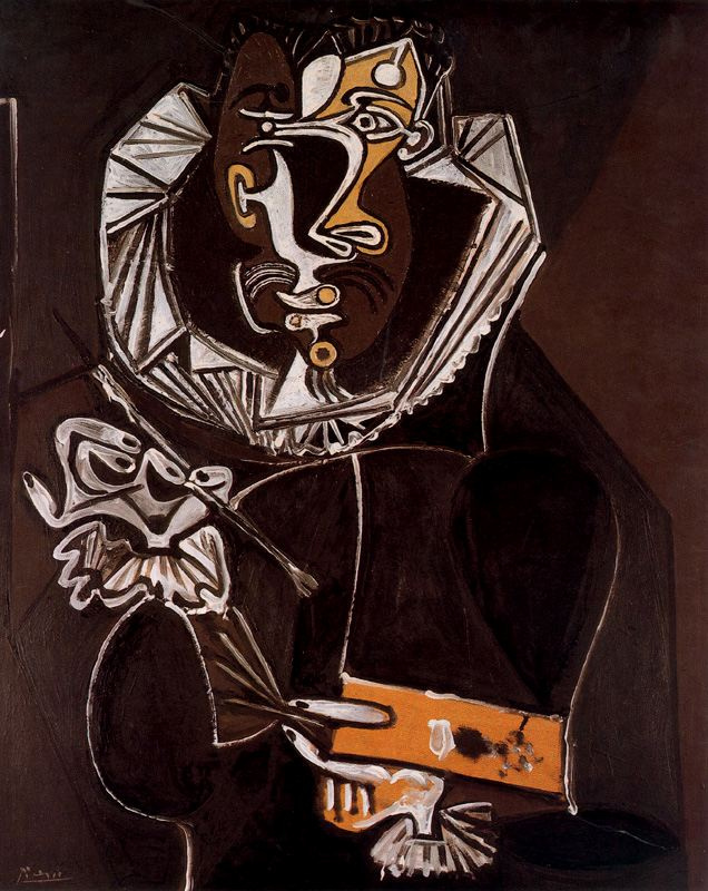 Пабло Пикассо. Портрет художника, подражание Эль Греко