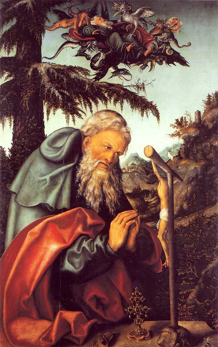Лукас Кранах Старший. Святой Антоний