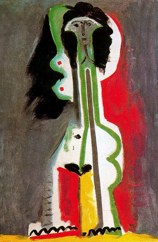 Пабло Пикассо. Стоящая обнаженная