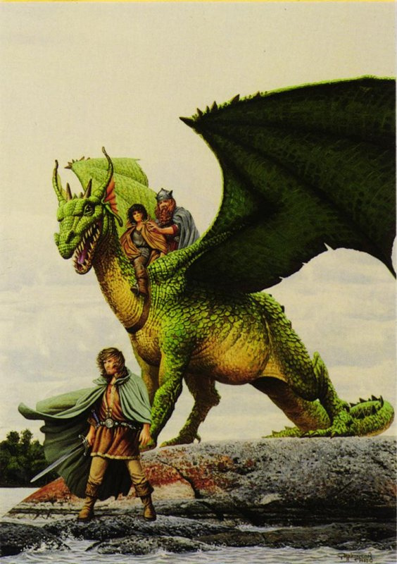 Кит Паркинсон. Большой зеленый дракон