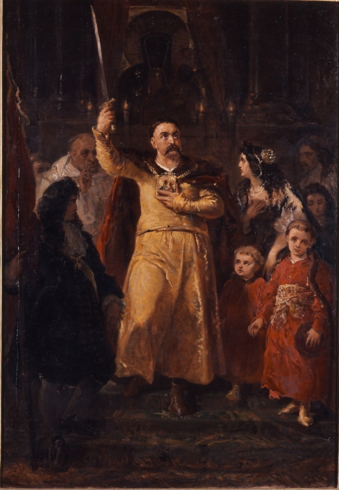 Ян III Собески проводит свадьбу в Ченстохове (эскиз)