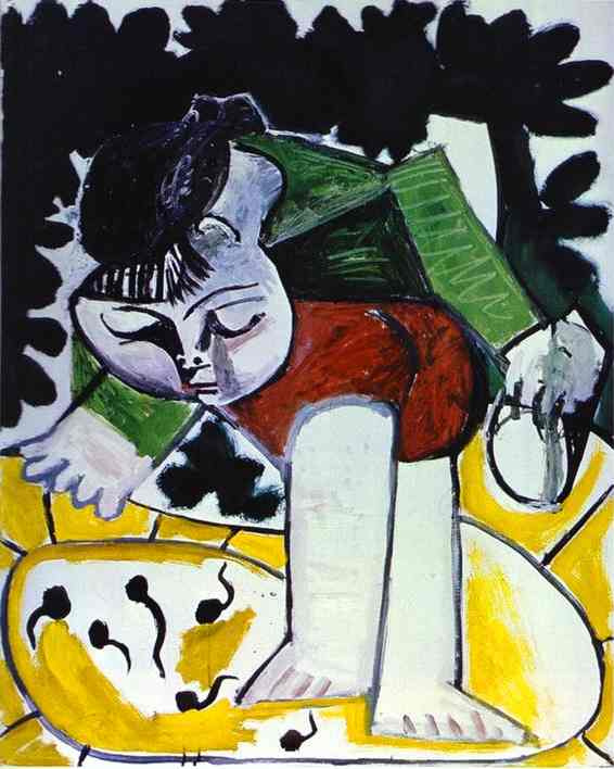 Пабло Пикассо. Палома играет с головастиками
