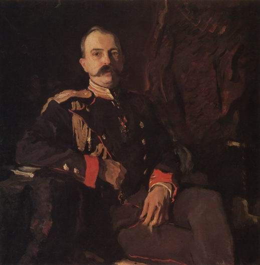 Валентин Александрович Серов. Портрет Великого Князя Георгия Михайловича