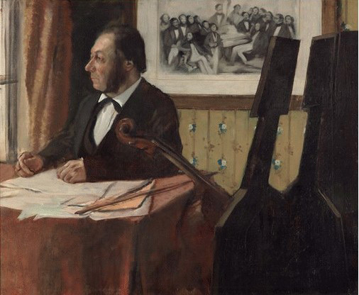 Портрет Луи-Мари Пиллета, виолончелиста оперного оркестра