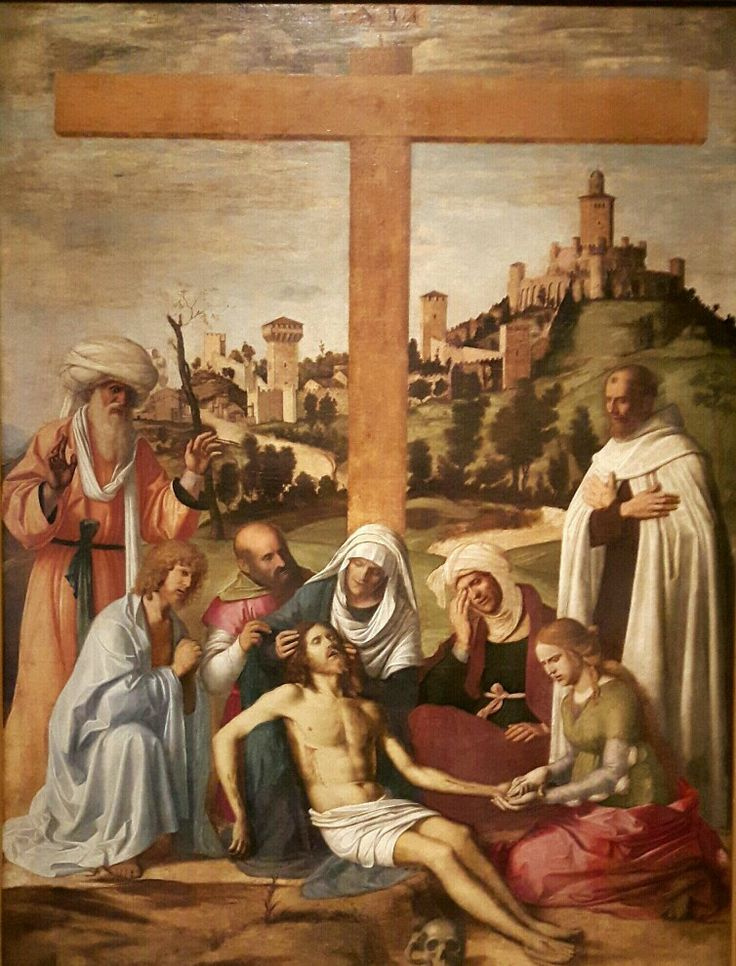 Оплакивание Христа с монахом-кармелитом
