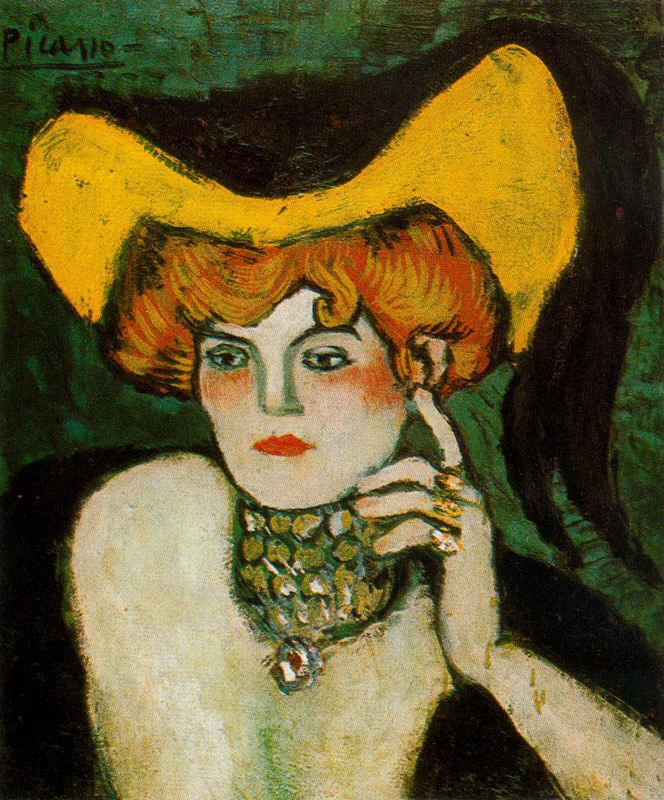 Пабло Пикассо. Женщина в ожерелье из камней
