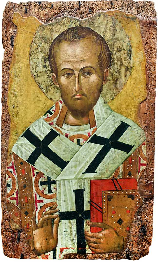 Болгарская икона. Святитель Иоанн Златоуст