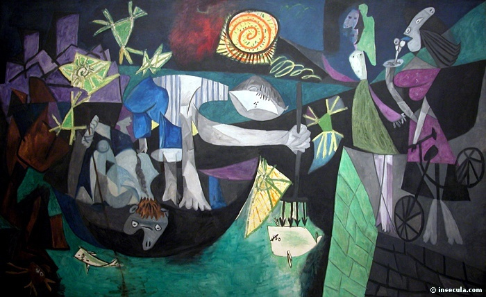 Пабло Пикассо. Ночная рыбалка на Антибах