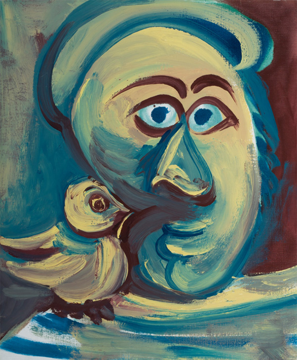 Пабло Пикассо. Голова и птица