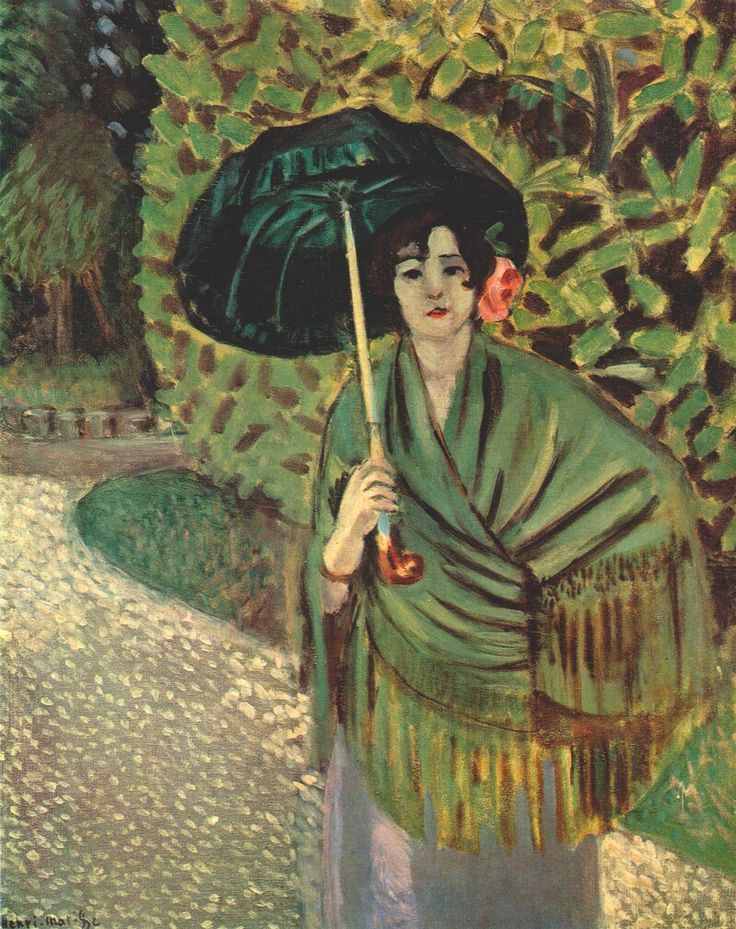 Анри Матисс. Женщина с зонтиком
