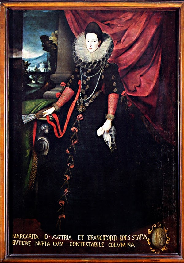 Портрет донны Джованны Австрийской с веером в руках