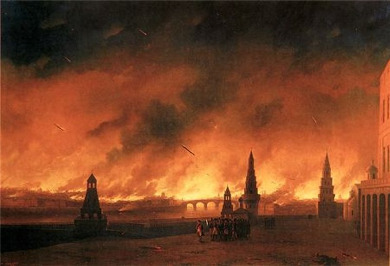Иван Константинович Айвазовский. Пожар Москвы 1812 года