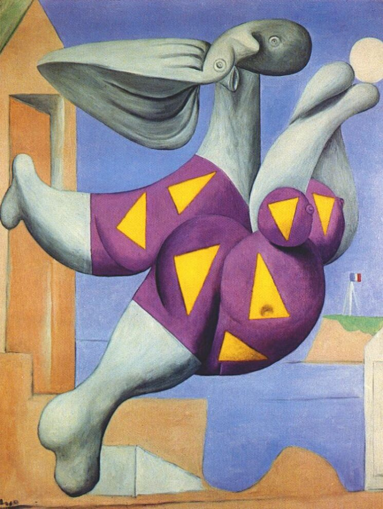 Пабло Пикассо. Купальщица с пляжным мячом