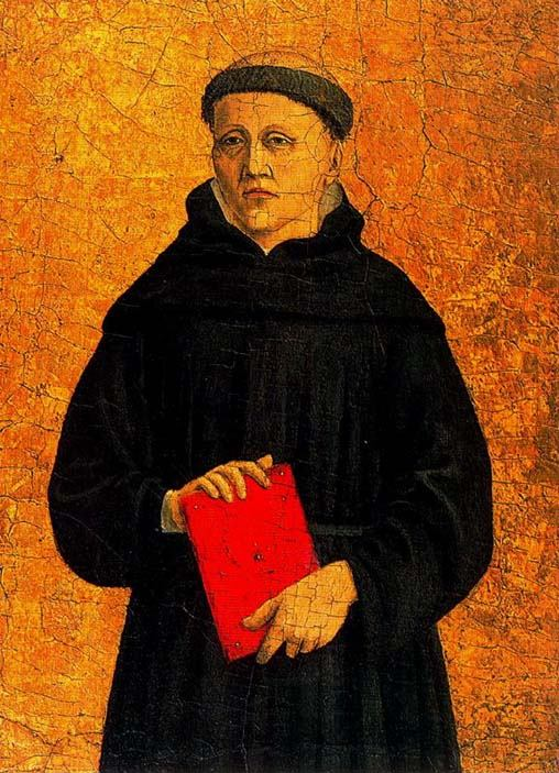 Пьеро делла Франческа. Полиптих Святого Августина. Святой Августин