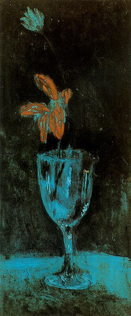 Пабло Пикассо. Голубая ваза