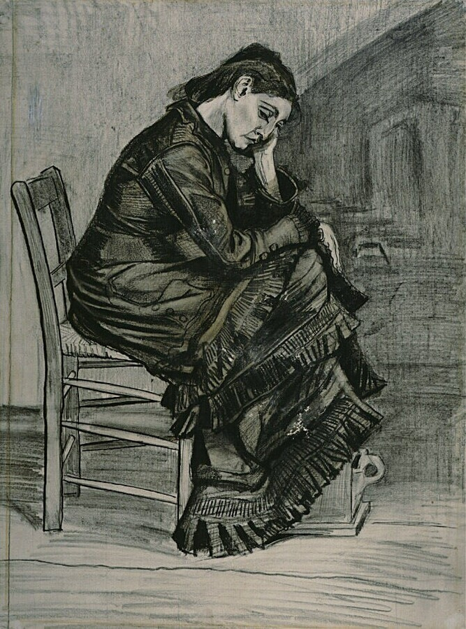 Винсент Ван Гог. Сидящая женщина