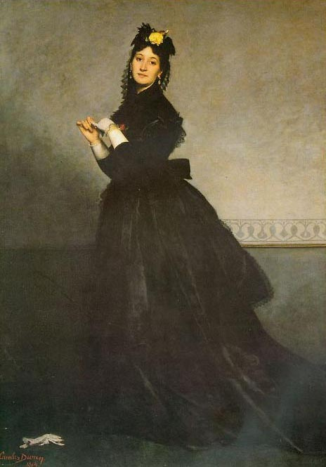 Каролюс-Дюран. Дама в черном платье