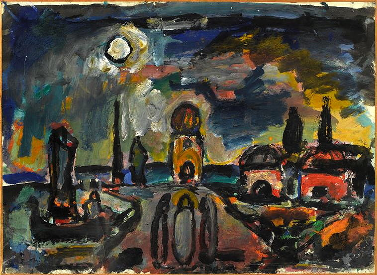 Georges Rouault. Set design for the ballet The Prodigal Son