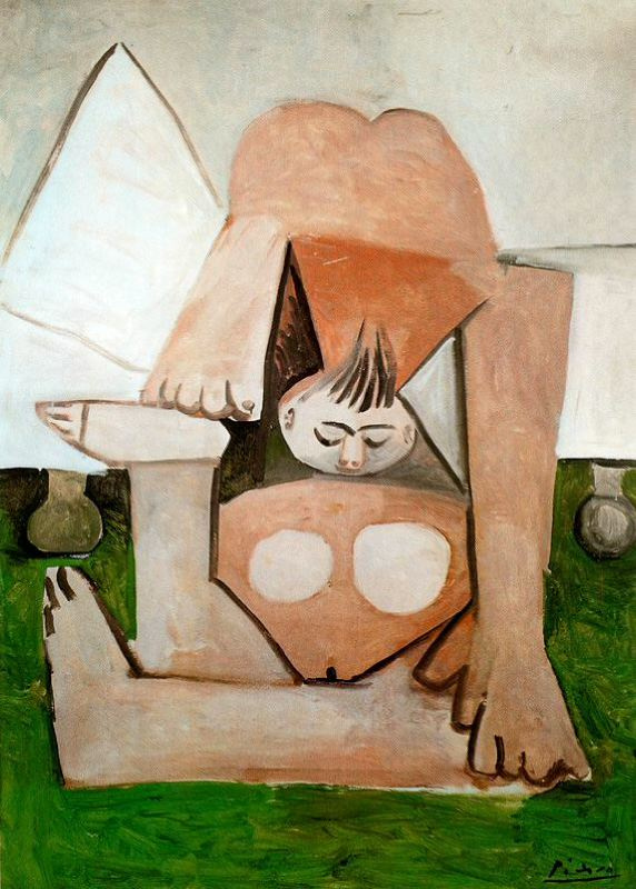 Пабло Пикассо. Обнаженная на диване