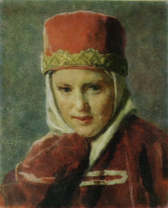 Николай Васильевич Неврев. Боярышня.  1901