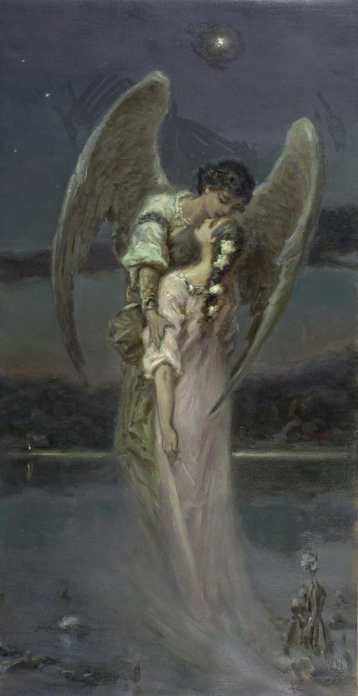 Вильгельм Александрович Котарбинский. Девушка и ангел (Поцелуй ангела)
