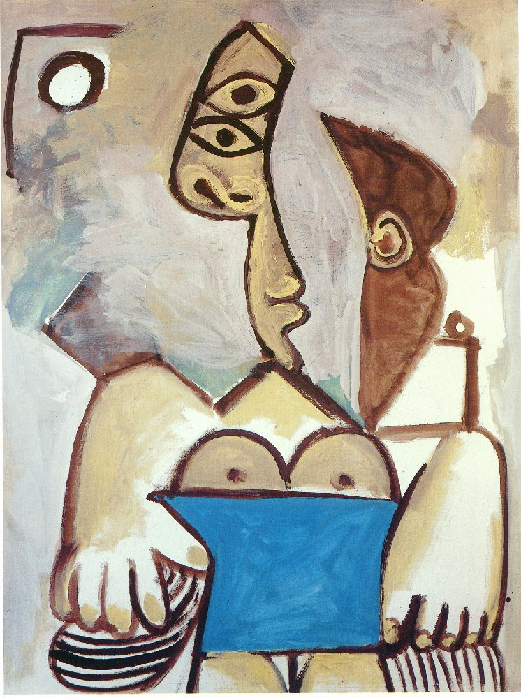 Пабло Пикассо. Сидящая женщина (Жаклин)