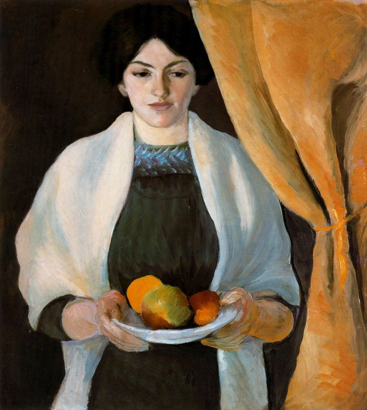 Август Маке. Женщина с фруктами