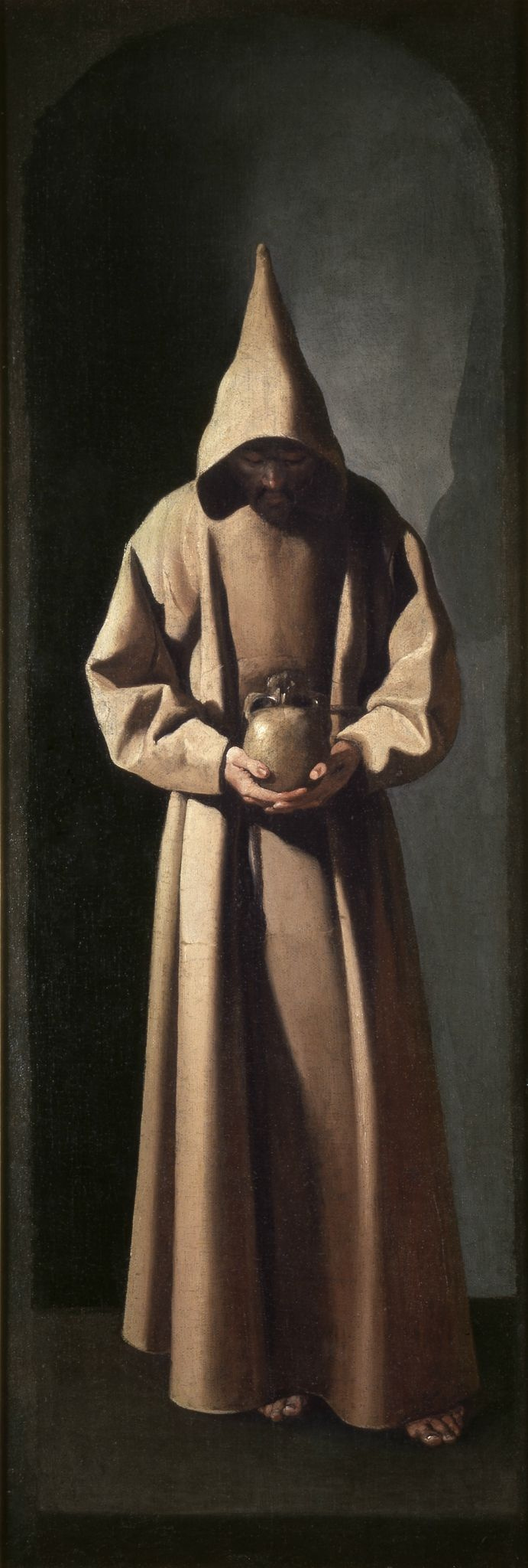Франсиско де Сурбаран. Святой Франциск созерцающий череп