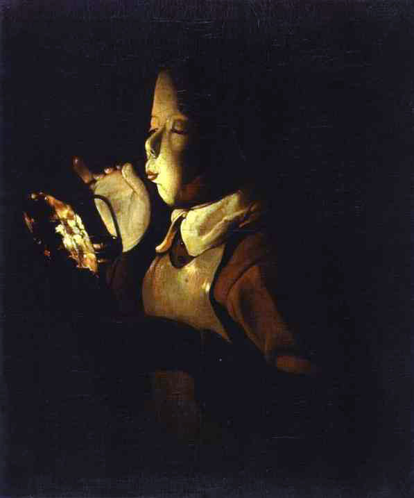 Жорж де Латур. Мальчик с лампой