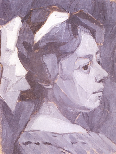 Александр Константинович Богомазов. Портрет жены художника (Ванда Монастырская)