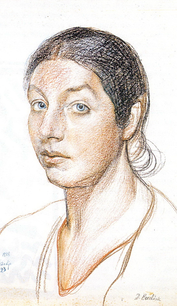 Давид Давидович Бурлюк. Маруся (портрет жены художника)