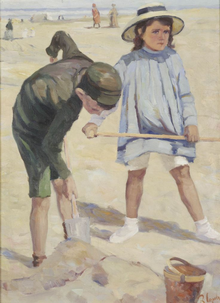 Валентин Александрович Серов. Дети на пляже