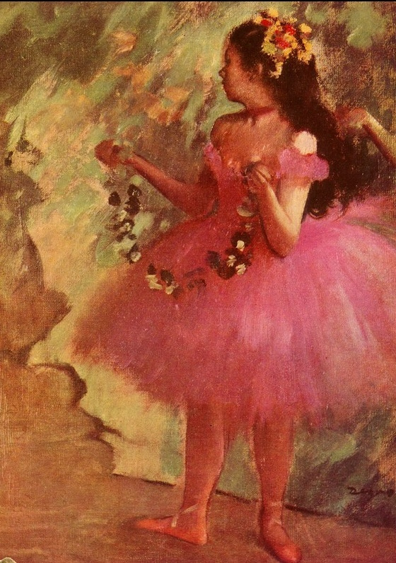 Эдгар Дега. Девочка в розовом платье