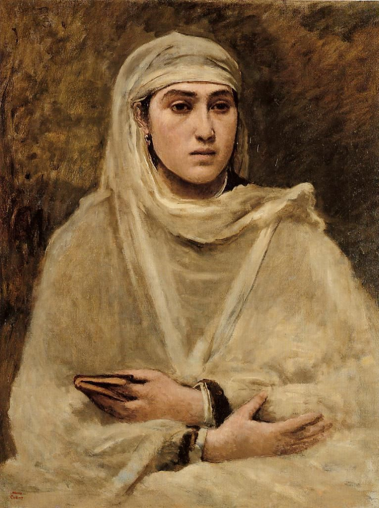 camille corot. Алжирскаяженщина