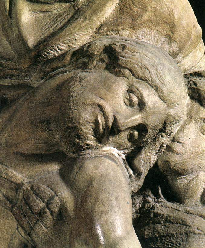 Микеланджело Буонарроти. Флорентийская Пьета (фрагмент)