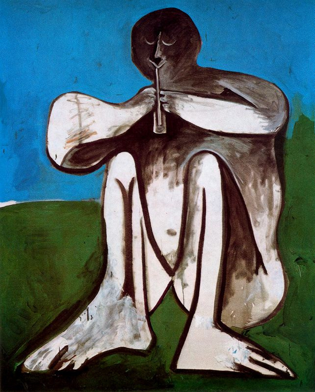 Пабло Пикассо. Флейтист