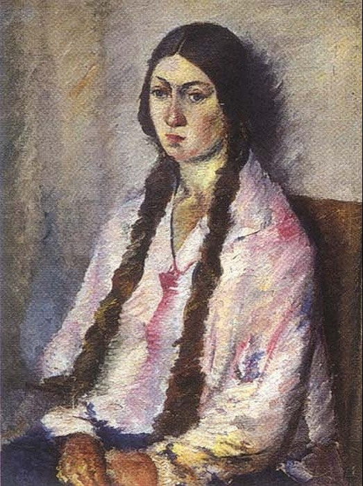 Константин Клавдианович Зефиров (1879-1960). Собиборец Елена (студентка рабфака)