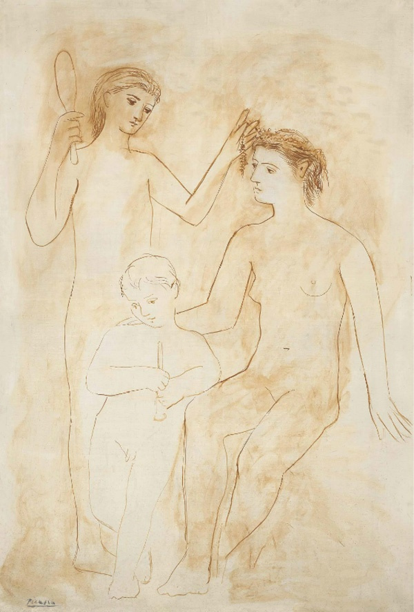 Пабло Пикассо. Две женщины и ребенок