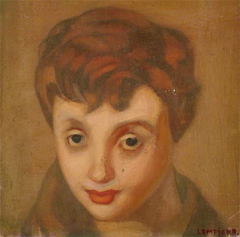 Тамара Лемпицка. Портрет Франсуазы Саган