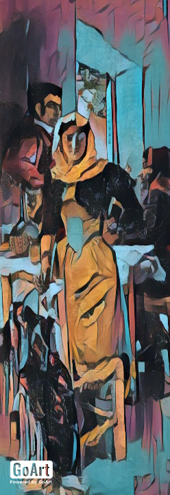 Наталья Гарбер. Врубель "Испания" - памятник культуры в обработке Натальи Гарбер и искусственного интеллекта :)