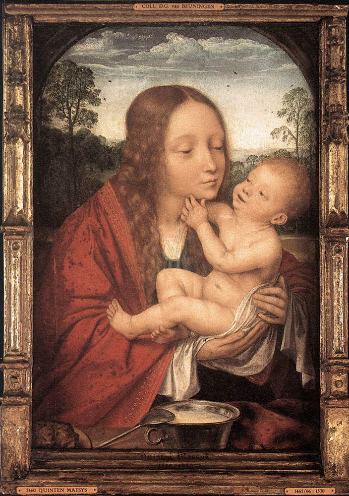 Пейзаж с Марией и младенцом Иисусом