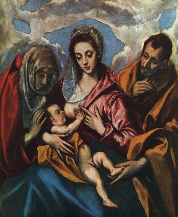 Эль Греко (Доменико Теотокопули). Святое семейство