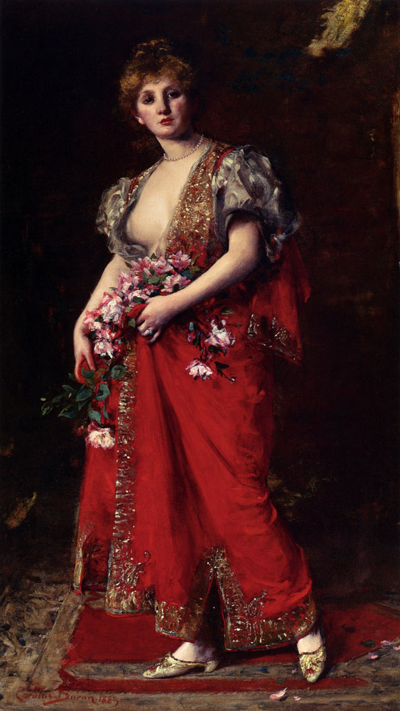 Каролюс-Дюран. Женщина с красными губами