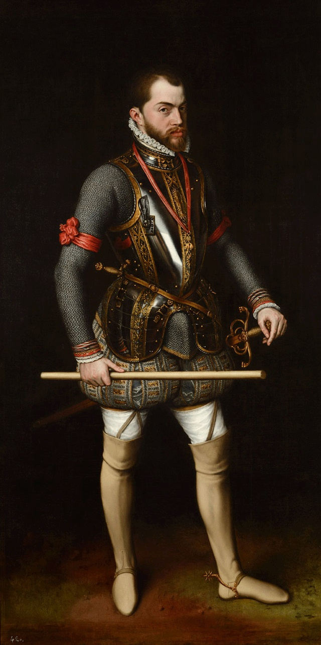 Антонис ван Дасхорст Мор. Портрет короля Филиппа II Испанского