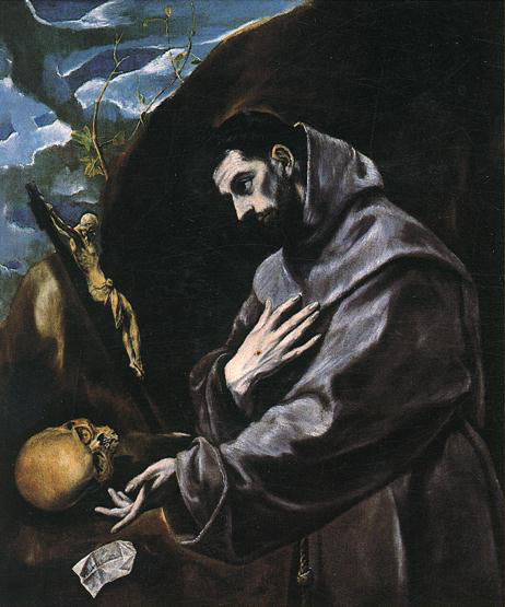 Эль Греко (Доменико Теотокопули). Молитва Святого Франциска