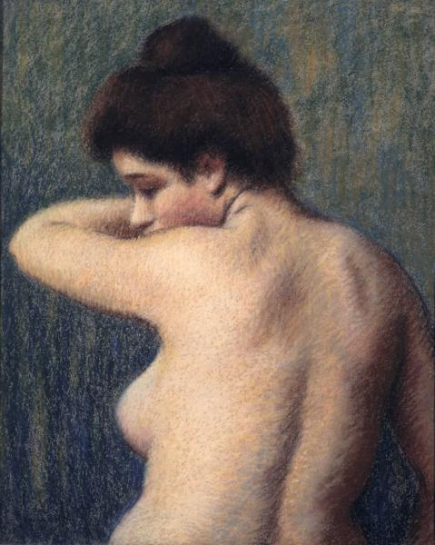 Федерико Дзандоменеги. Девушка с обнажённой грудью
