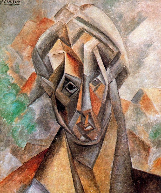 Пабло Пикассо. Голова женщины (Фернанда)