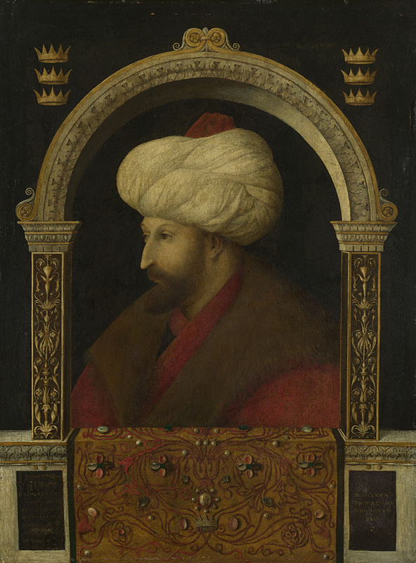Портрет султана Мехмеда II Завоевателя